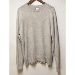 The Commons Cashmere Sweater Mens XXL Dove Grey Crewneck Minimalist Luxury